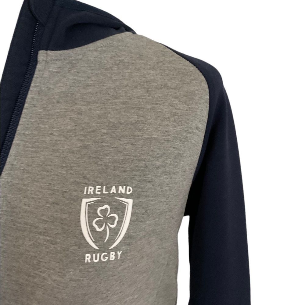 St. Bernard for Dunnes Stores Blue Gray Ireland Rugby Hoodie Size S 33/34 Chest - Picture 6 of 14